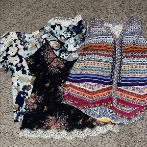 Floral and Patterned Women's Tops